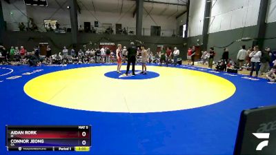 113 lbs Quarterfinal - Aidan Rork, ID vs Connor Jeong, CA