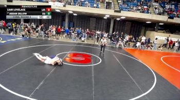 106 lbs Cons. Round 2 - Aedan Dillow, Unattached vs Liam Lovelace, Lake Park