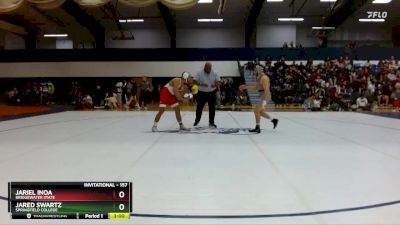 157 lbs Cons. Round 1 - Jared Swartz, Springfield College vs Jariel Inoa, Bridgewater State