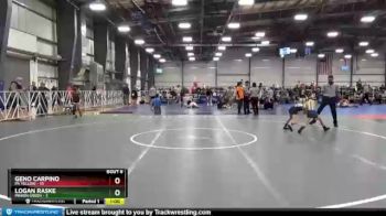 60 lbs Round 2 - Logan Raske, Minion Green vs Geno Carpino, PA Yellow