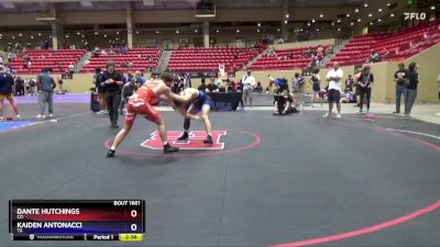 165 lbs Semifinal - Dante Hutchings, CO vs Kaiden Antonacci, TX