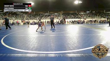 55 lbs Consi Of 8 #2 - Brody Boyd, Team Tulsa Wrestling Club vs Ivan Torres, Chickasha Youth Wrestling