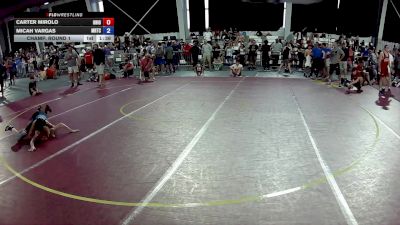 100 lbs Champ. Round 1 - Carter Mirolo, Ohio vs Micah Vargas, Midwest Regional Training Center