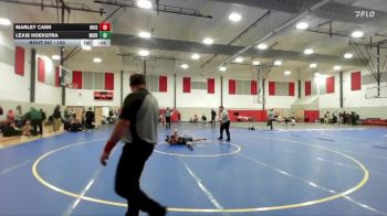 130 lbs Cons. Round 6 - Lexie Hoekstra, Middleton vs Marley Carr, Boise