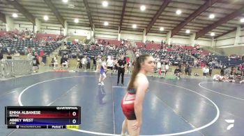 110 lbs Quarterfinal - Emma Albanese, Nevada vs Abbey West, Utah