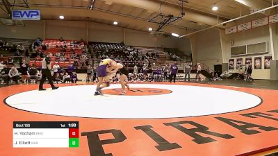 175 lbs Final - Haydan Yocham, Bristow High School vs James Elliott, Mannford High School