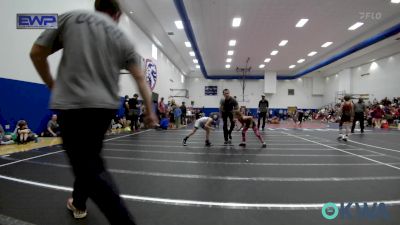 47-51 lbs Rr Rnd 2 - Blakelee Vinson, Weatherford Youth Wrestling vs Azayla Mitchell, El Reno Wrestling Club