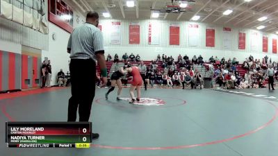 120 lbs 5th Place Match - Lily Moreland, Canton McKinley vs Nadiya Turner, Perry (Massillon)