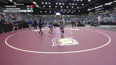 115 lbs Champ. Round 1 - Savannah Shires, Pittsburg HS vs Alexa Lewis, Hutchinson Hs