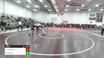 195 lbs Quarterfinal - Christepher Dinneen, Canton vs Ryan Bozzi, Rocky Hill