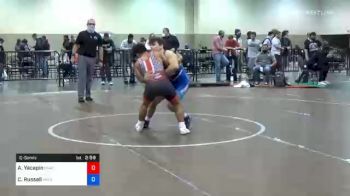 60 kg Consolation - Aizayah Yacapin, Unattached vs Camden Russell, MWC Wrestling Academy