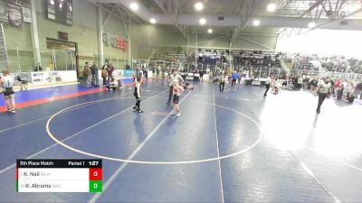 85 lbs 5th Place Match - Rustin Abrams, Shootbox Wrestling Club vs Korhgan Neil, Bear River Jr High Wrestling C