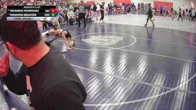 138 lbs Cons. Round 7 - Nehemias Rodriguez, Union vs Kingston Meadors, Newberg