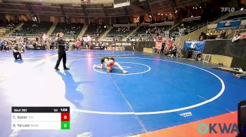 101 lbs Semifinal - Cole Speer, Team Grind House vs Aidan Yarussi, Mat Assassins