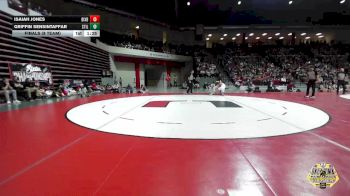 120 lbs Finals (8 Team) - Griffin Sensintaffar, STILLWATER vs Isaiah Jones, BIXBY