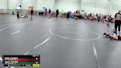 68 lbs Round 6 (8 Team) - Vinny Foster, Mat Assassins vs John Cambra, Mat Assassins Red