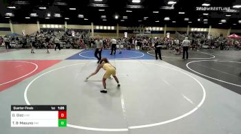 101 lbs Quarterfinal - Divina Diaz, Live Training vs Taylen Babas-Masuno, Viking Wrestling