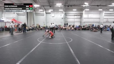 92 lbs Round 2 (8 Team) - Evan Altshuler, Warhawks vs Logan Fehrenbacher, CTWHALE Green