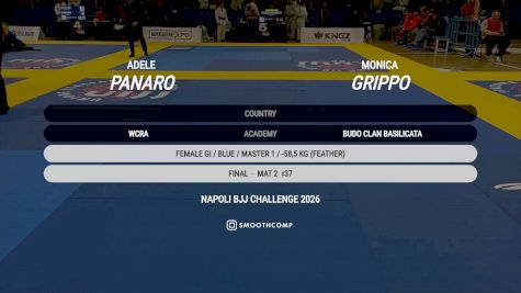 Adele Panaro vs Monica Grippo 2026 UIJJ NAPOLI BJJ CHALLENGE