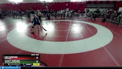 187 lbs 5th Place Match - Wyatt Toenjes, Hudson Wrestling Club vs Levi Shepard, Wisconsin