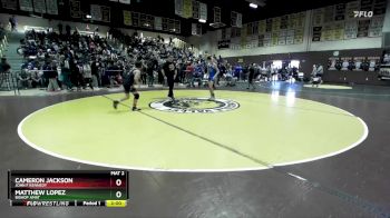106 lbs Champ. Round 1 - Matthew Lopez, Bishop Amat vs Cameron Jackson, John F Kennedy