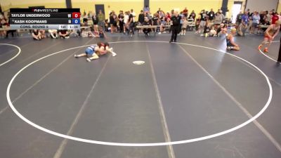 120 lbs Cons. Round 6 - Taylor Underwood, WI vs Kash Koopmans, IA