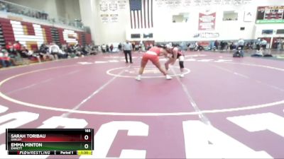 165 lbs Quarterfinal - Emma Minton, Emmett vs Sarah Toribau, Oakley