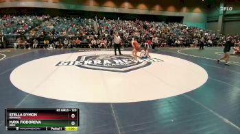 120 lbs Quarterfinal - Stella Dymon, Bonanza vs Maya Fiodorova, Reed