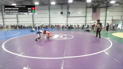 105 lbs Round 5 (4pm Saturday) - Maximo Deleon, Maryland Gold vs Noah Desmond, Dynasty Black