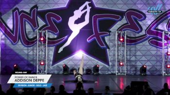 Power of Dance - Addison Deppe [2025 Junior - Solo - Jazz Day] 2025 DanceFest Grand Nationals
