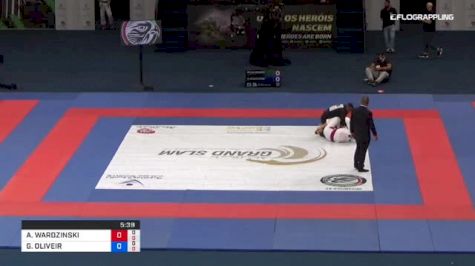 ADAM WARDZINSKI vs GILDASIO OLIVEIR 2018 Abu Dhabi Grand Slam Rio De Janeiro