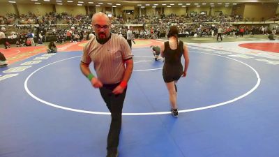 135 lbs Champ. Round 1 - Shayli Nelson, Bushland vs Gloria Vasquez, El Paso Burges