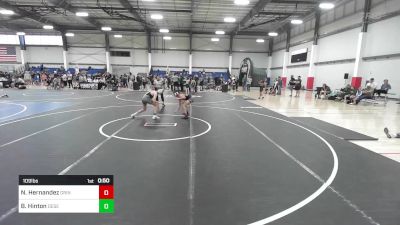 109 lbs Consolation - Nathan Hernandez, Grindhouse WC vs Brody Hinton, Desert Dogs WC