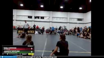 Rooster 59 lbs Round 2 - Daila Simmons, ZR Team NC vs Andrew Westling, Crest Brazilian Jiu Jitsu