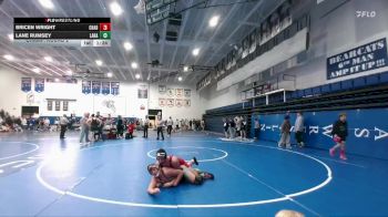 190 lbs Champ. Round 2 - Bricen Wright, Chadron vs Lane Rumsey, Laramie
