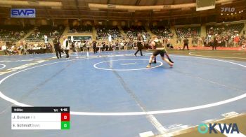 110 lbs Quarterfinal - John Duncan, F-5 Grappling vs Elliott Schmidt, Broken Arrow Wrestling Club