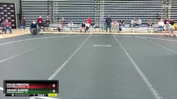 140 lbs Round 2 (10 Team) - Myles Preston, Noke Wrestling RTC vs Dennis Barker, Hanover Hawkeye