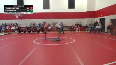165 lbs 5th Place Match - Ryder Strother, Hampton-Dumont-CAL vs Layen LaGue, Osage