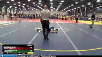 52 lbs 1 - Jacob Graber, Midwest Maniacs vs Cameron Smith, Team Michigan