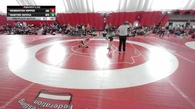 10U Boys - 59 lbs Cons. Round 3 - Ryker Hall, DC Elite Wrestling vs Colton Carl, Westby Wrestling Club