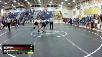 120 lbs Quarterfinals (8 Team) - Phoenix Krauth, Deland vs James Zena, Hagerty