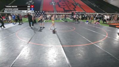113 lbs Cons. Sub-semis - Frank Motes, Nevada vs Drayson Lathim, Oregon
