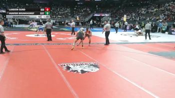 Quarterfinal - Landon Sund, Bishop Neumann vs Hunter Brunkhorst, Scotus Central Catholic