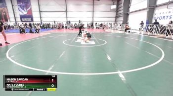 120 lbs Rd# 1 9:00am Friday - Mason Savidan, Cali Red vs Nate Foldes, VA Team Predator