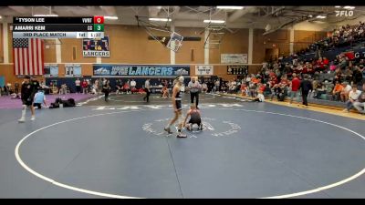 106 lbs 3rd Place Match - Tyson Lee, Viewmont vs Amarri Kem, Corner Canyon