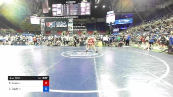 160 lbs Cons 64 #2 - Grant Kress, Iowa vs Carter Davis, Pennsylvania