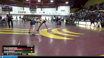 184 lbs Semifinal - Kyle Knudtson, Eastern Oregon University (Ore.) vs Alan Badley, University Of Providence (Mont.)