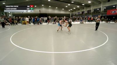 175 lbs Cons. Rd Of 16 - Braxten Crow, Sheridan Wrestling Club vs Luke Hayden, Eierman Elite Wrestling Club