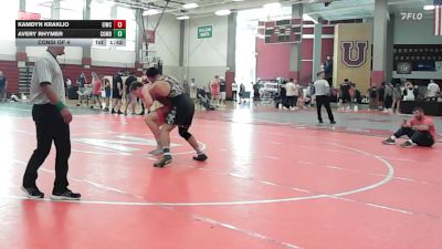 215 lbs Consi Of 4 - Kamdyn Kraklio, Eiwc vs Avery Rhymer, Combat Athletics