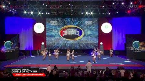 Flipping Out Tumbling - Double or Nothing [2025 L6 Limited Senior XSmall Finals] 2025 The Cheerleading Worlds